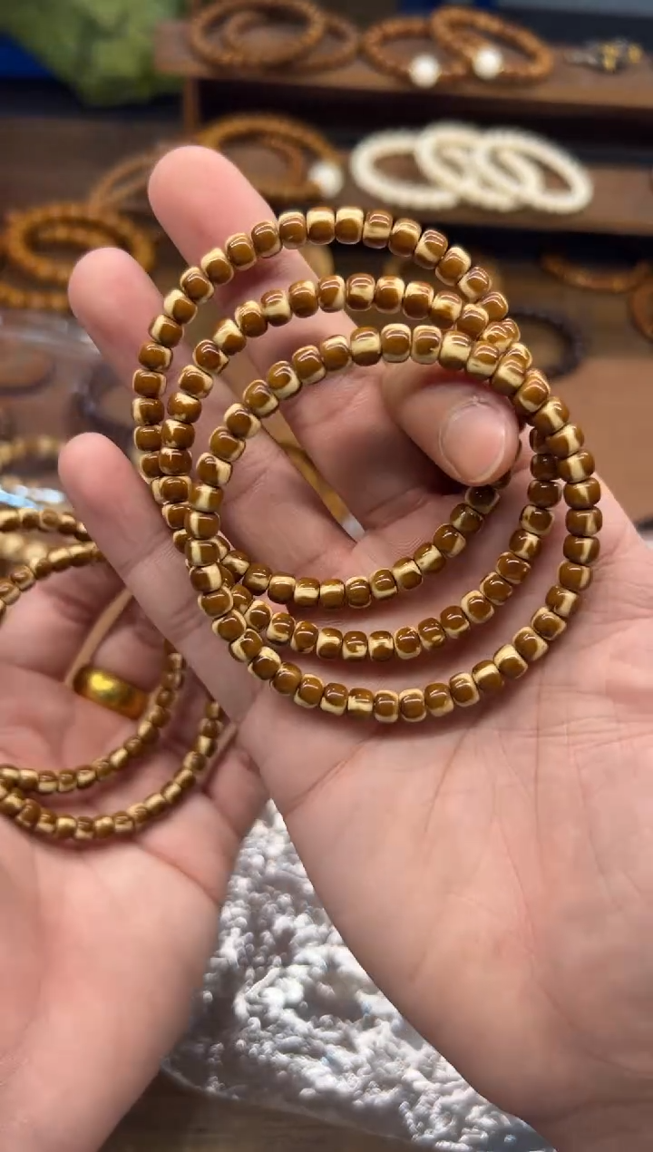 手串紫金鼠A773 56鼠尖纯肉三花