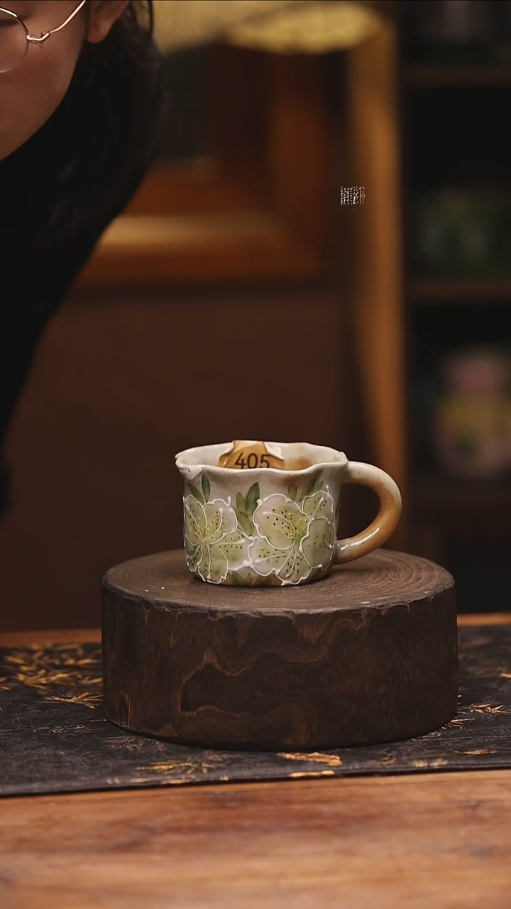 陶瓷景德镇高温釉下手绘陶瓷@L405@