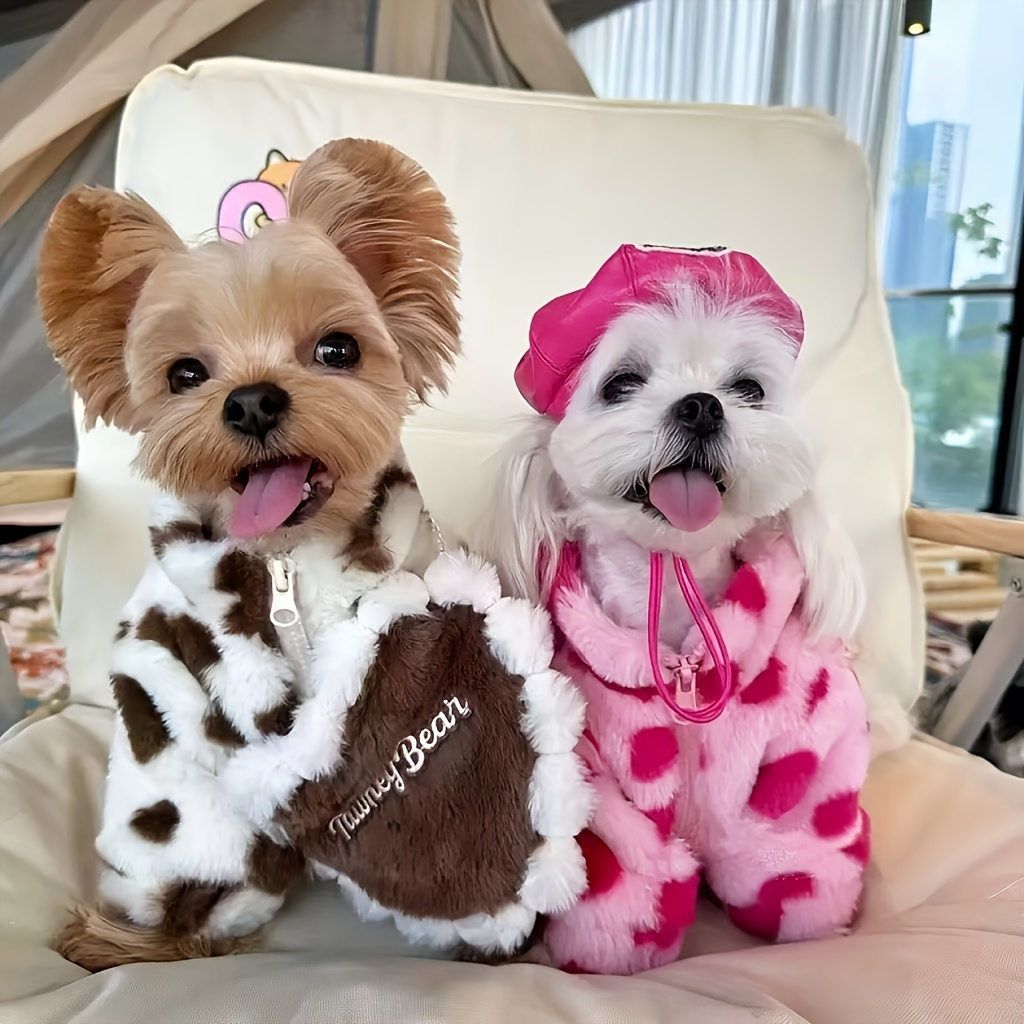 小狗狗宠物秋冬季保暖衣服泰迪比熊博美小型犬爱心加厚外套潮