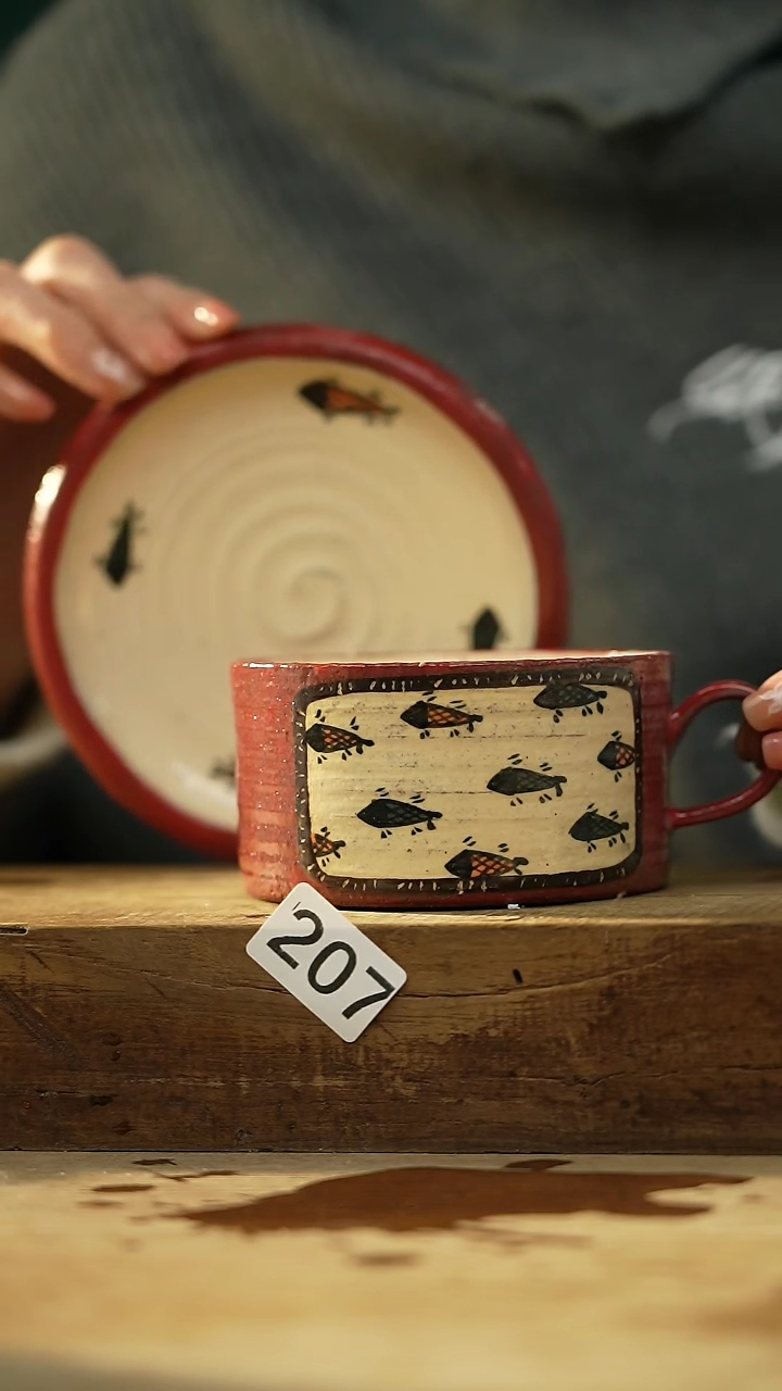 【闪购商品】瓷片福利~好多鱼系列~设计师款