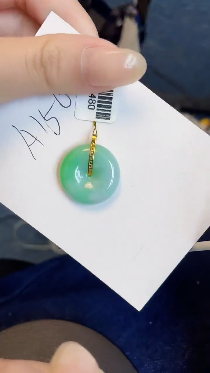 【闪购商品】翡翠吊坠(不含链)18K金镶嵌00000000
