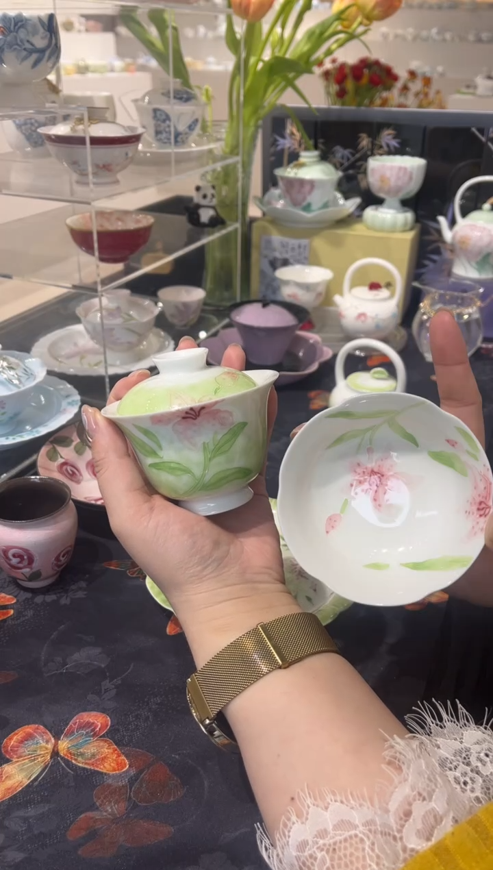 【闪购商品】盖碗+茶杯 哈哈哈哈哈