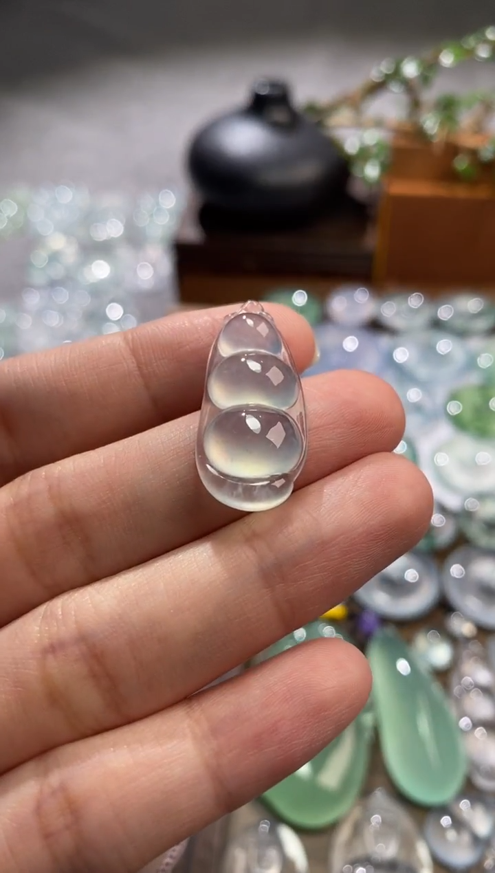 吊坠(不含链)未镶嵌翡翠福豆