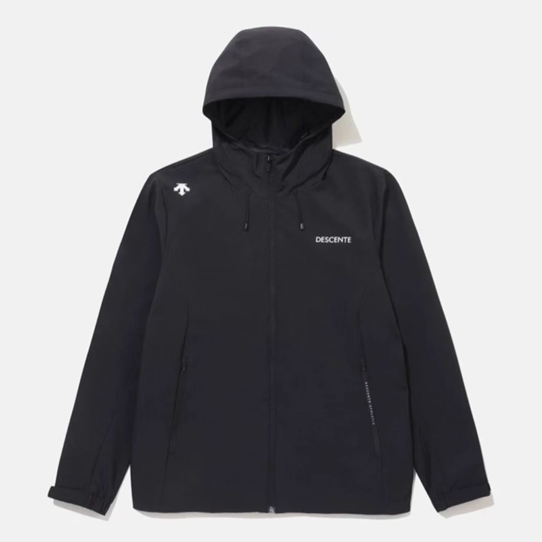 DESCENTE/迪桑特春季新款连帽软壳冲锋衣韩版潮流防风外套
