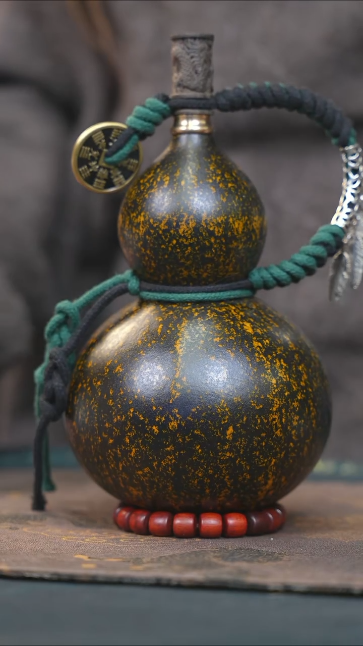 【闪购商品】WS150大漆酒葫芦不包手串及旋转底座