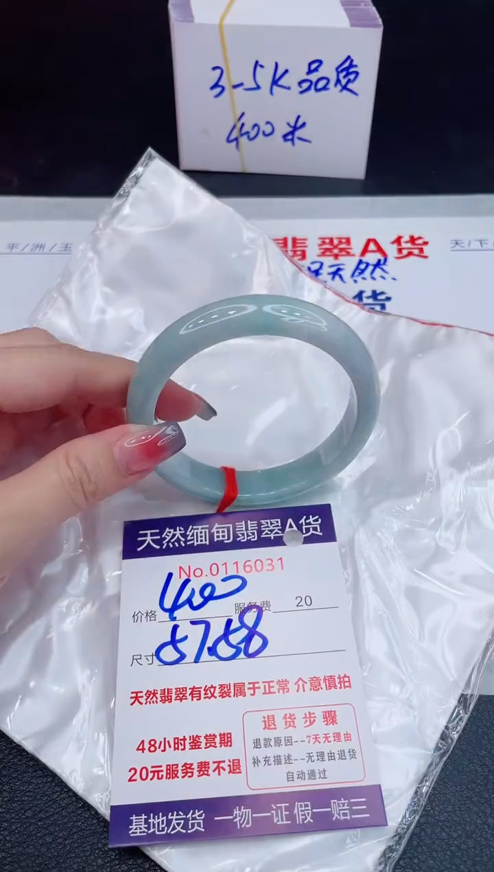 未镶嵌手镯翡翠400.00