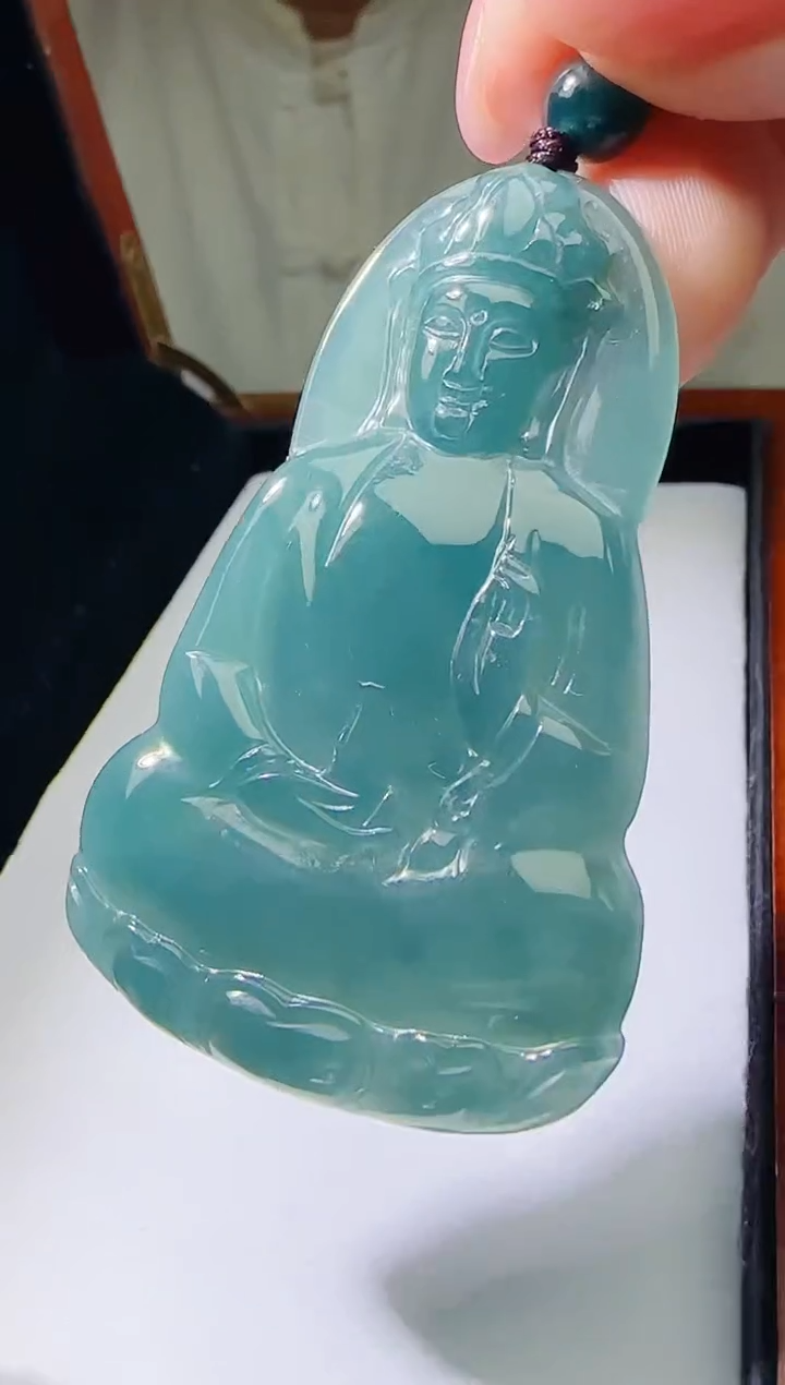 颈饰未镶嵌翡翠多样性发其一  小素衣观音