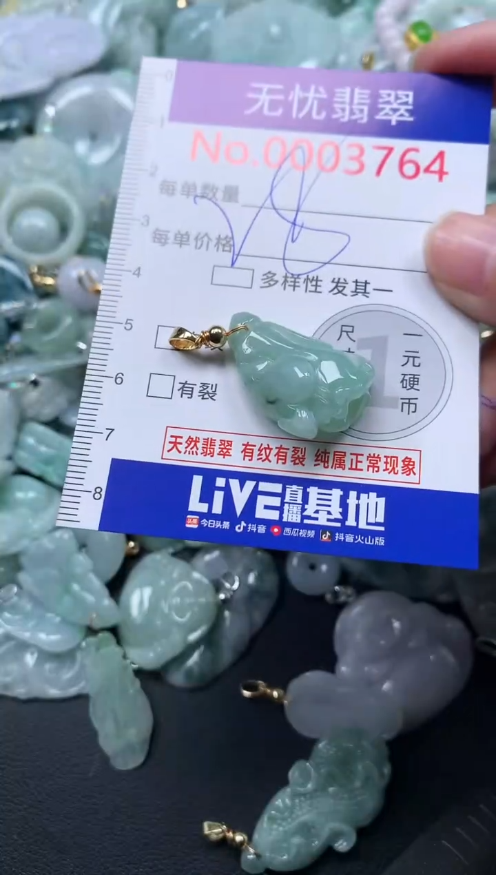 颈饰未镶嵌翡翠3764