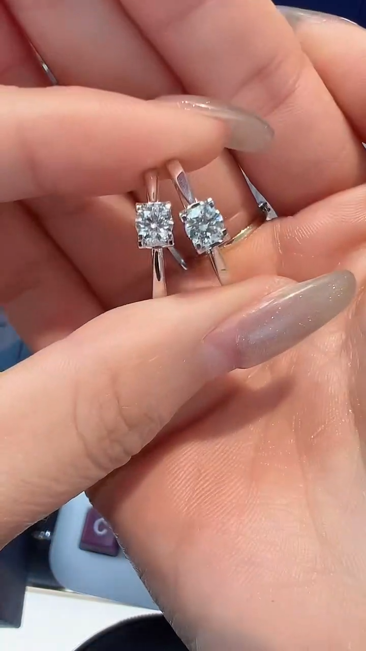 【闪购商品】钻石戒指/指环18K金镶嵌多样性发一