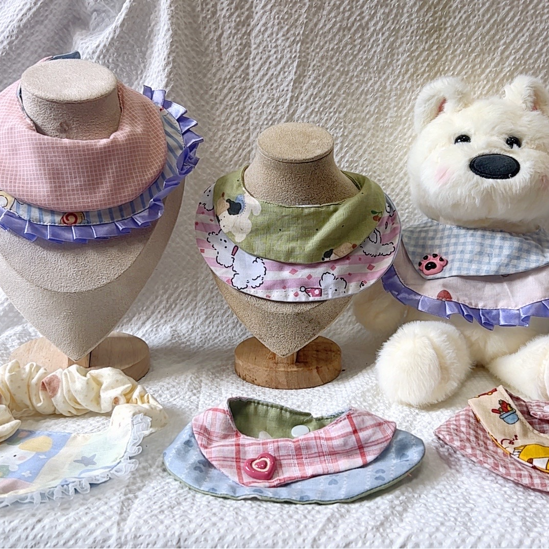 【A组直播过款】3.99宠物狗狗猫咪围脖围巾仙女布偶猫小猫幼猫夏天