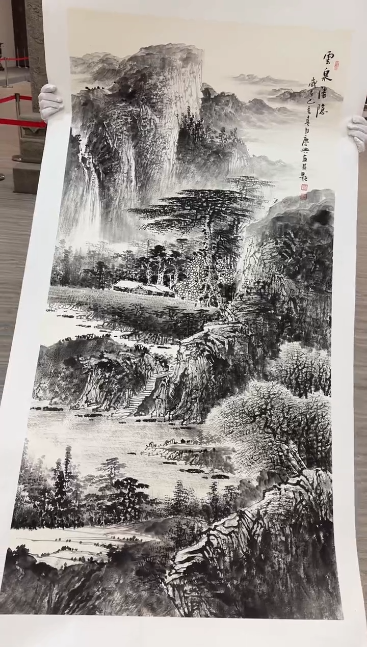 国画47赵隆轩美术馆李庆兴老师作品