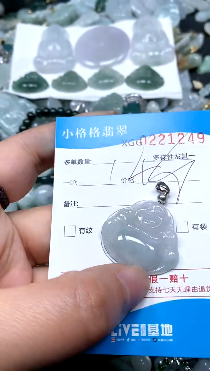 【闪购商品】翡翠颈饰未镶嵌闪购商品0221249