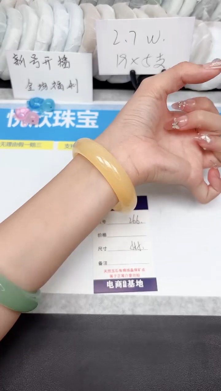 石英质玉手镯未镶嵌266-55.5