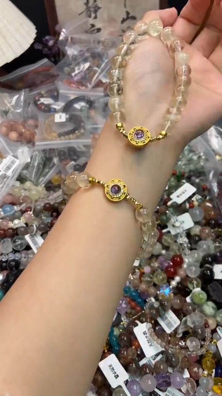 未镶嵌手链黄晶543