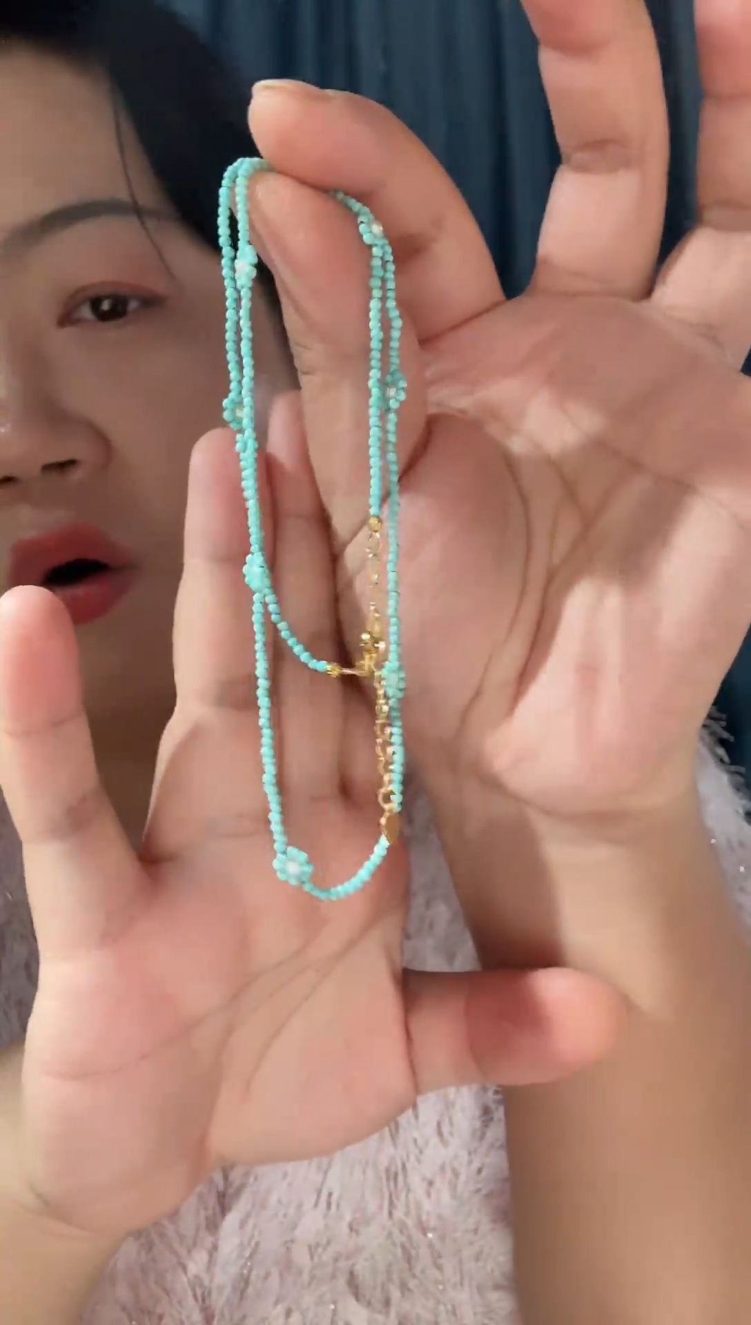 未镶嵌绿松石项链绿松石项链