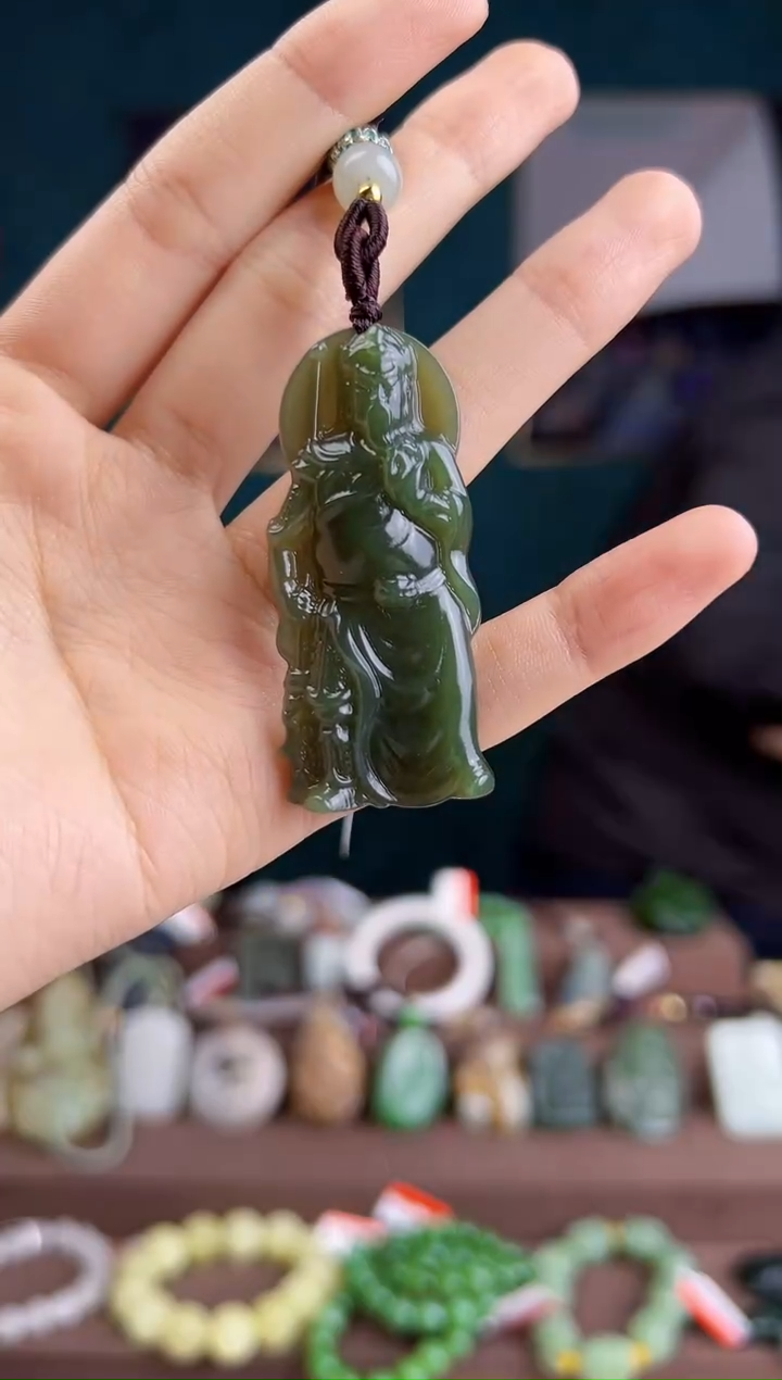 【闪购商品】和田玉颈饰未镶嵌ZZ 拍一发一 多样性发货