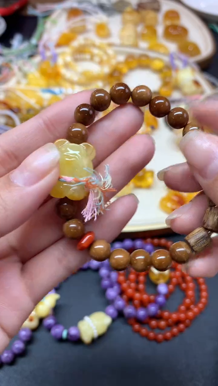 【闪购商品】蜜蜡裸石未镶嵌手串A266|480