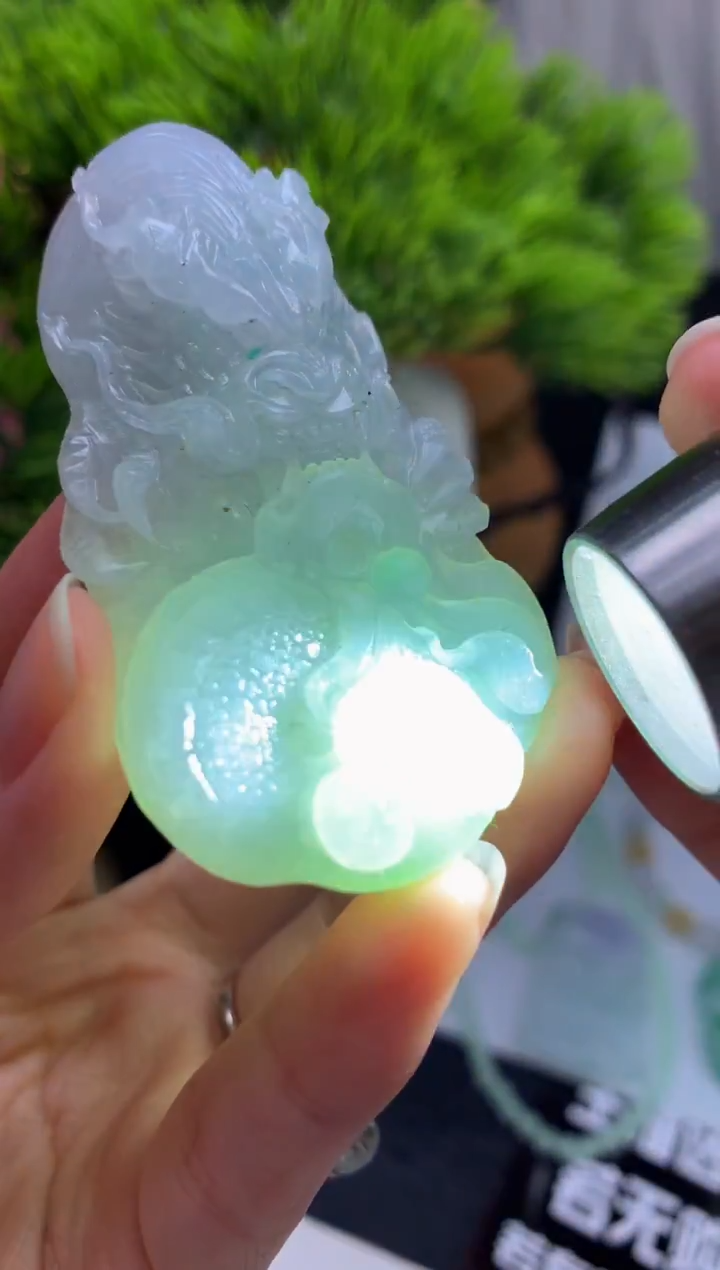 未镶嵌定制翡翠东**山---123749