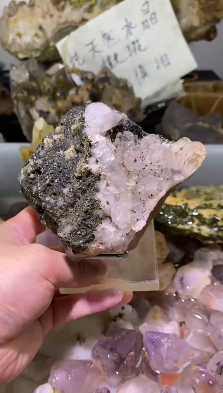 未镶嵌珠宝半成品水晶96号648g四川美姑超七花园水晶