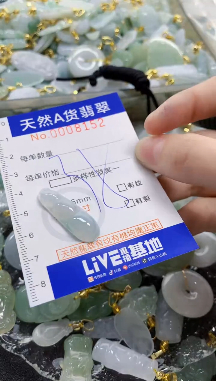 颈饰未镶嵌翡翠天然A货翡翠