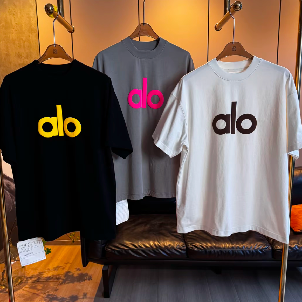 【大江专属—L1551纯棉短袖】300克纯棉T恤高级感潮流多巴胺色系宽松