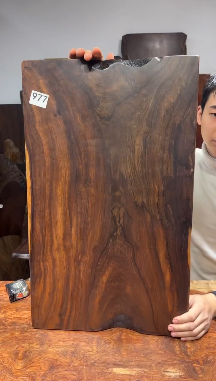 风车木（黑檀木）尺寸65*39*2.2编号977