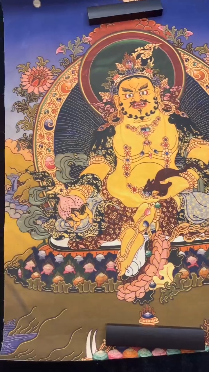 装裱画唐卡藏艺阁高端绘画作品TK16066