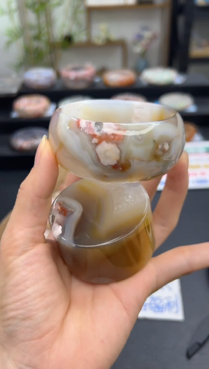 【闪购商品】石英质玉手镯未镶嵌A108(59圈赠送镯心)