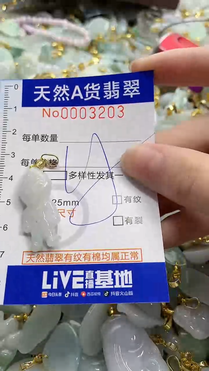 颈饰未镶嵌翡翠天然A货翡翠