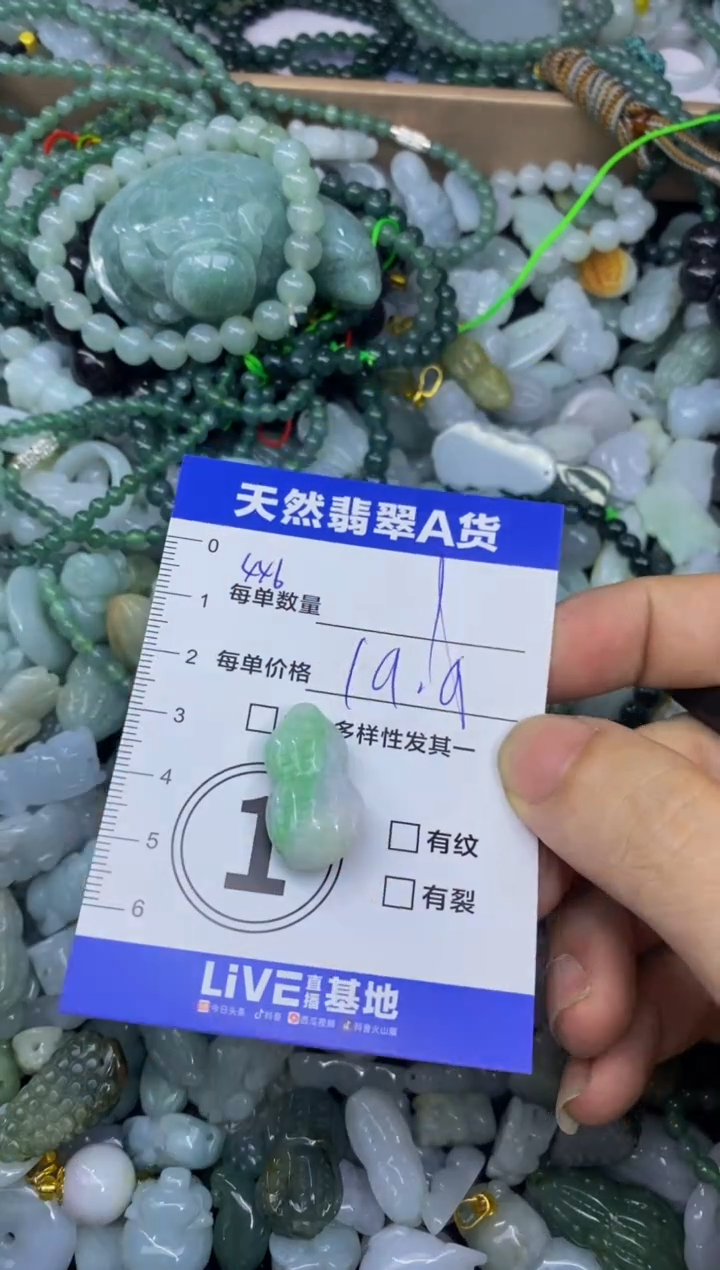 颈饰未镶嵌翡翠天然翡翠A货批量多样性发一件