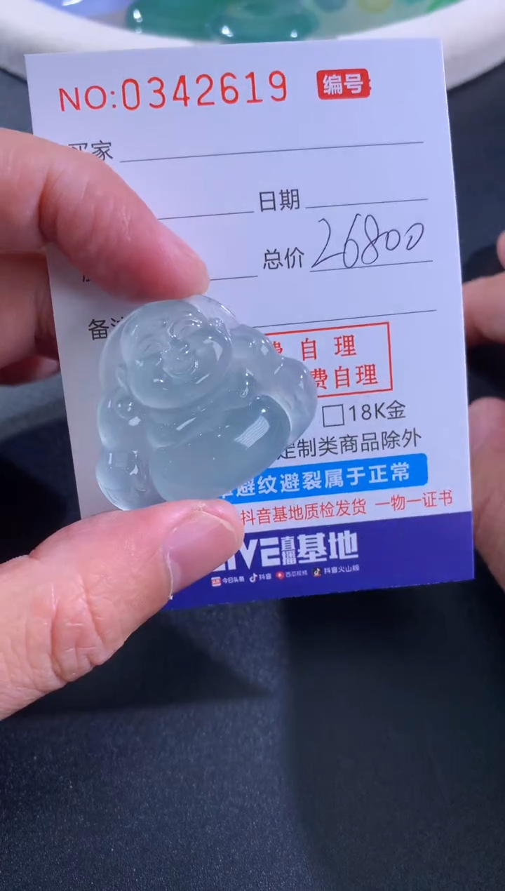 【闪购商品】翡翠颈饰未镶嵌天然A货翡翠