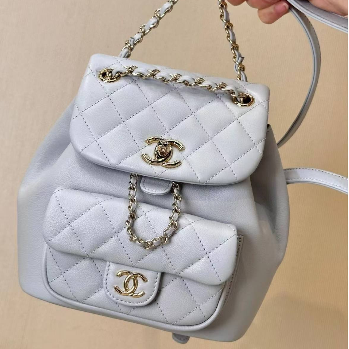 99新 Chanel/香奈儿  蔚蓝/24P冰川蓝duma小号/限量 闲置