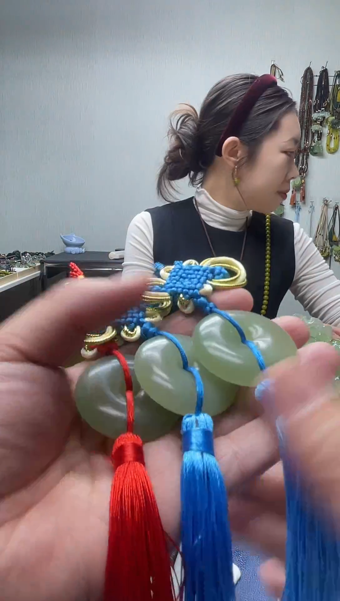 未镶嵌岫玉颈饰多样性发货 拍一发一车挂