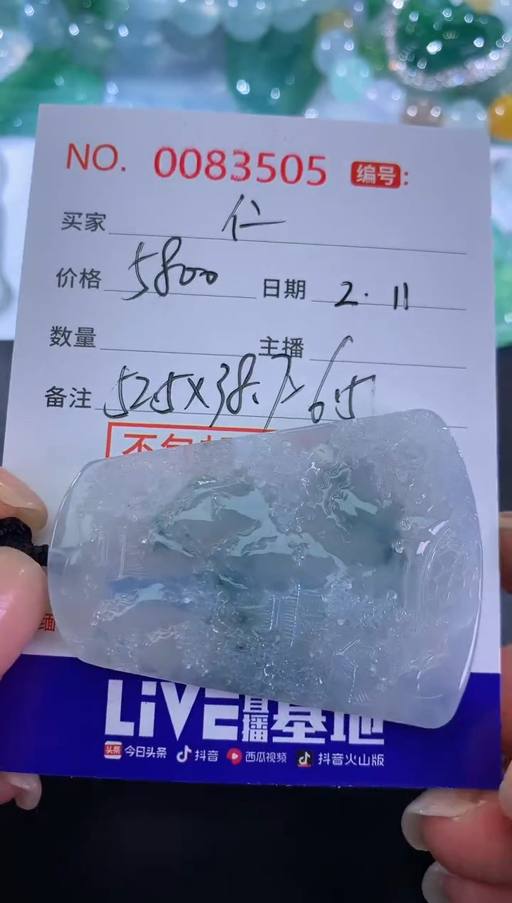 【闪购商品】翡翠颈饰未镶嵌仁