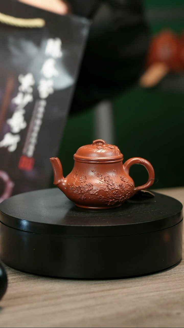 茶壶紫砂沈*排H1656陈春芬柿圆汉瓦