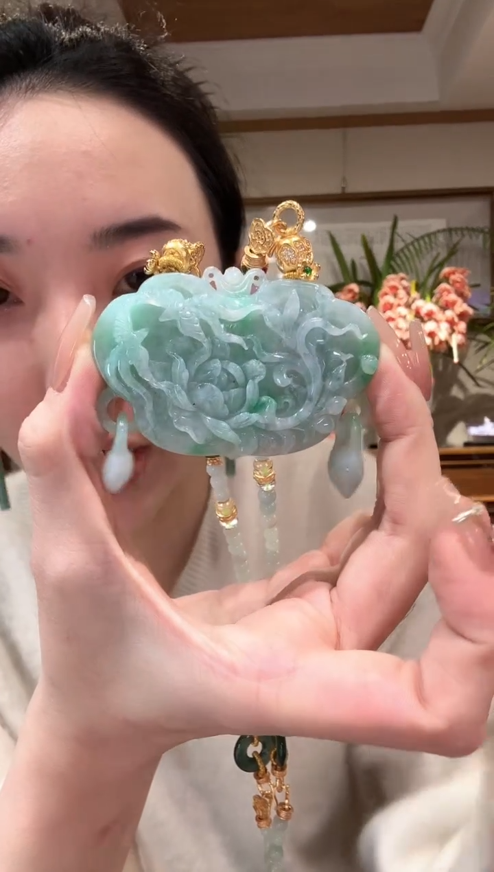 【闪购商品】翡翠颈饰未镶嵌国风