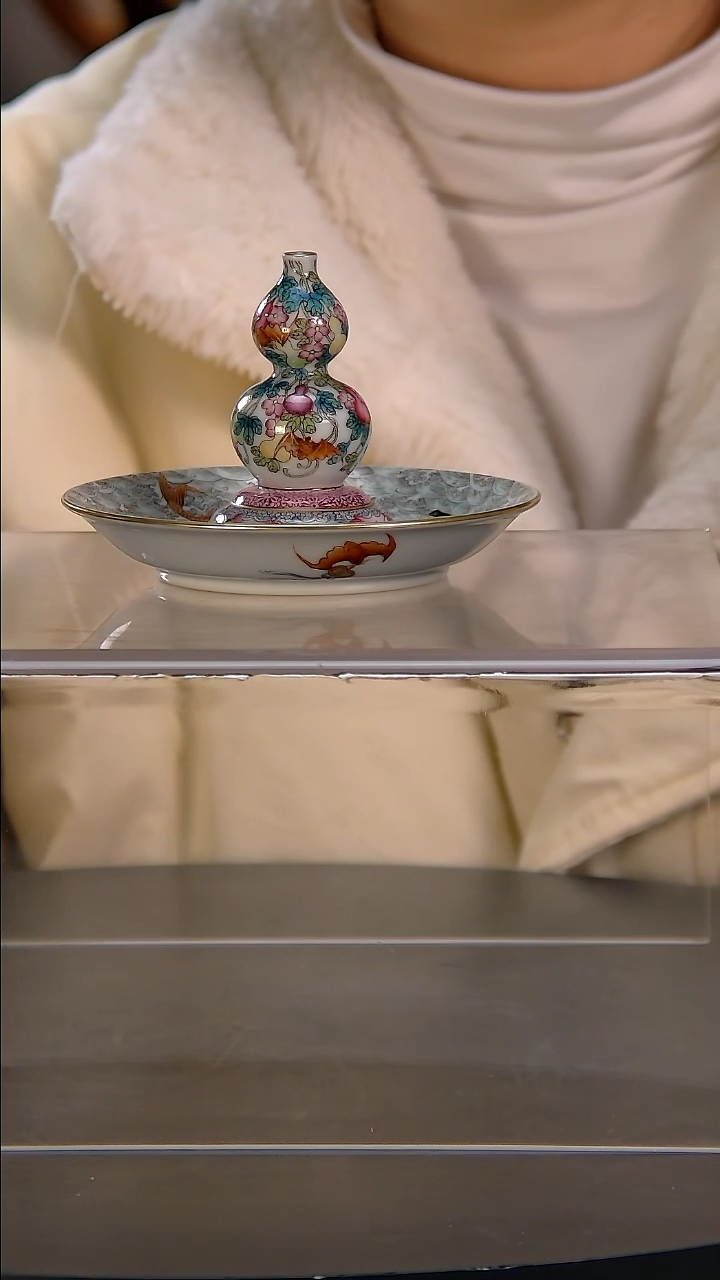 【闪购商品】珐琅彩葫芦香炉精品陶瓷