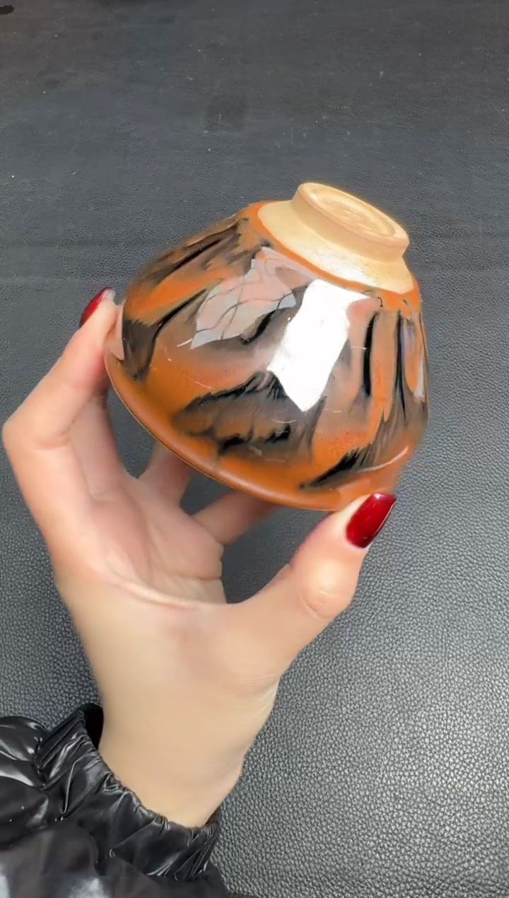 【闪购商品】茶盏建盏故事蔡炳昆柴烧17