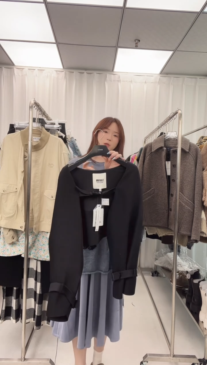 福福215 MAYALI 设计感坎肩 福福