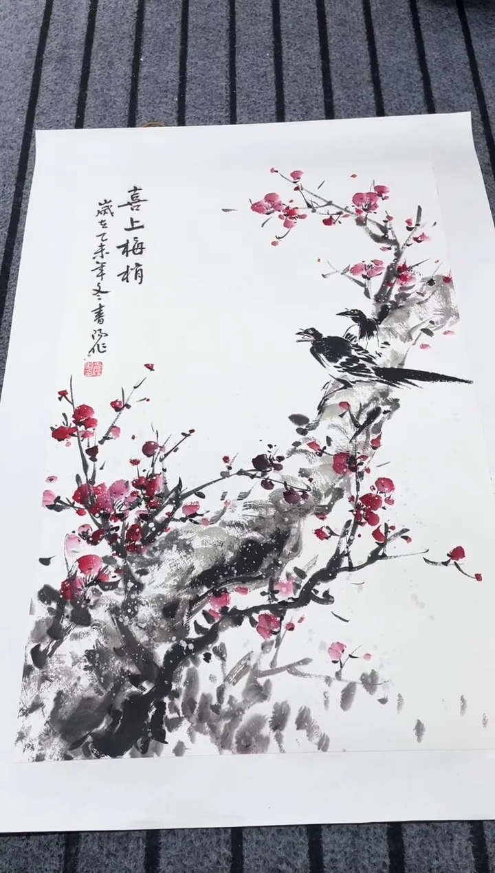 精品国画花鸟作品