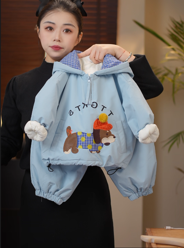 【现货】2025春秋季儿童新款时尚潮流可爱棉服套装39267