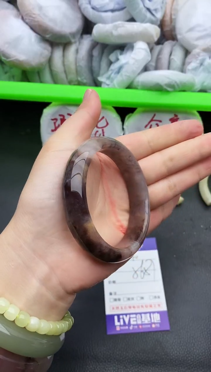 未镶嵌手镯石英质玉240+56/57