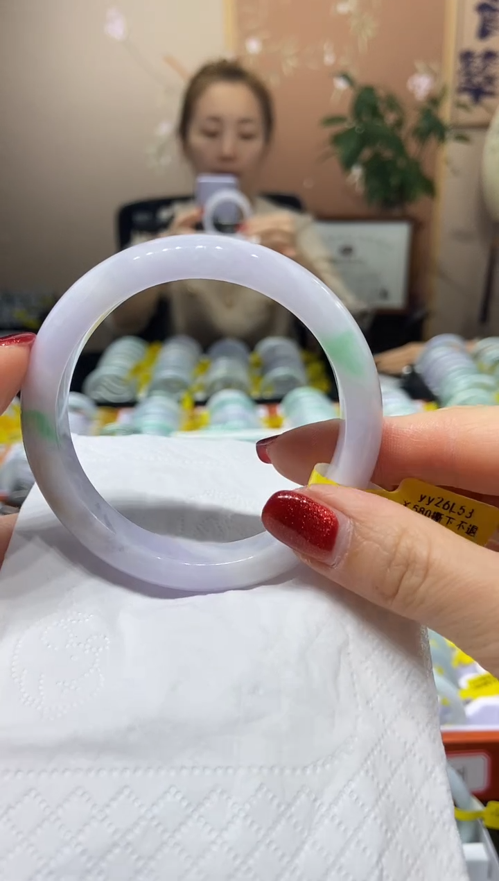 【闪购商品】翡翠手镯未镶嵌5758圈口