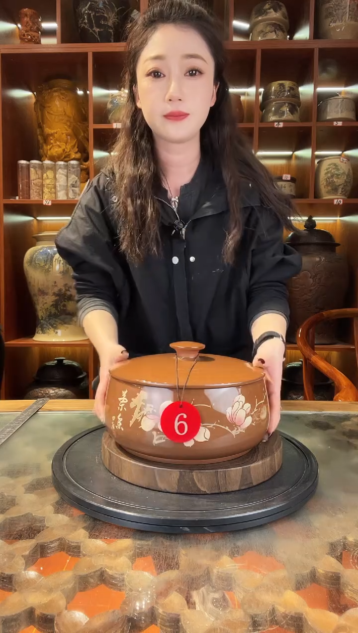 【闪购商品】缸云南建水紫陶三饼缸@6