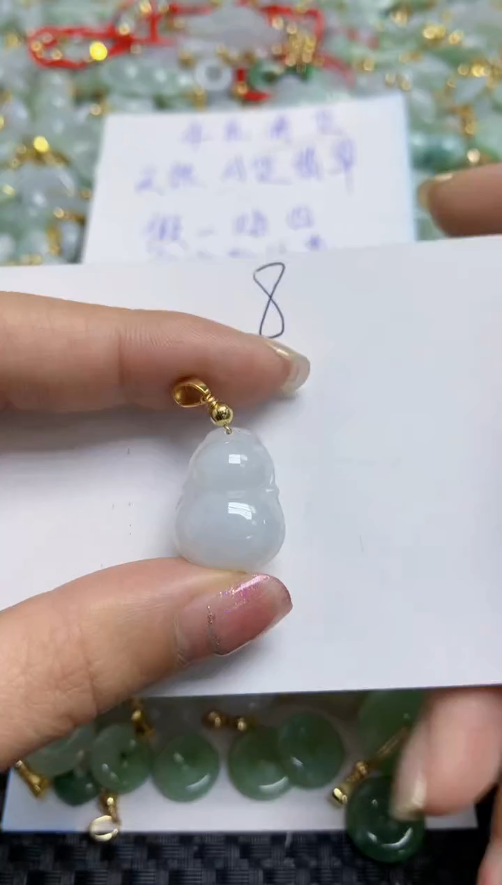 【闪购商品】翡翠颈饰合金天然A货翡翠