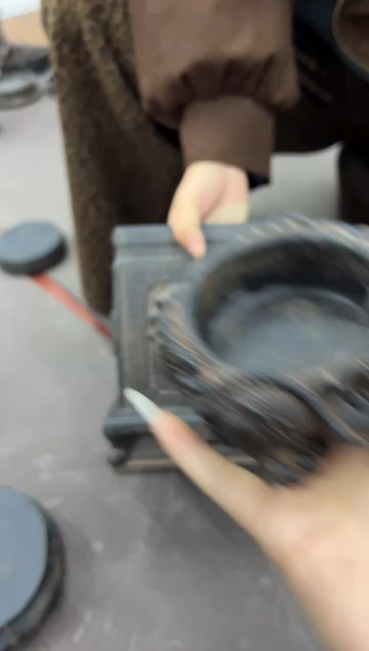 陶土【合成青石】金蟾盆