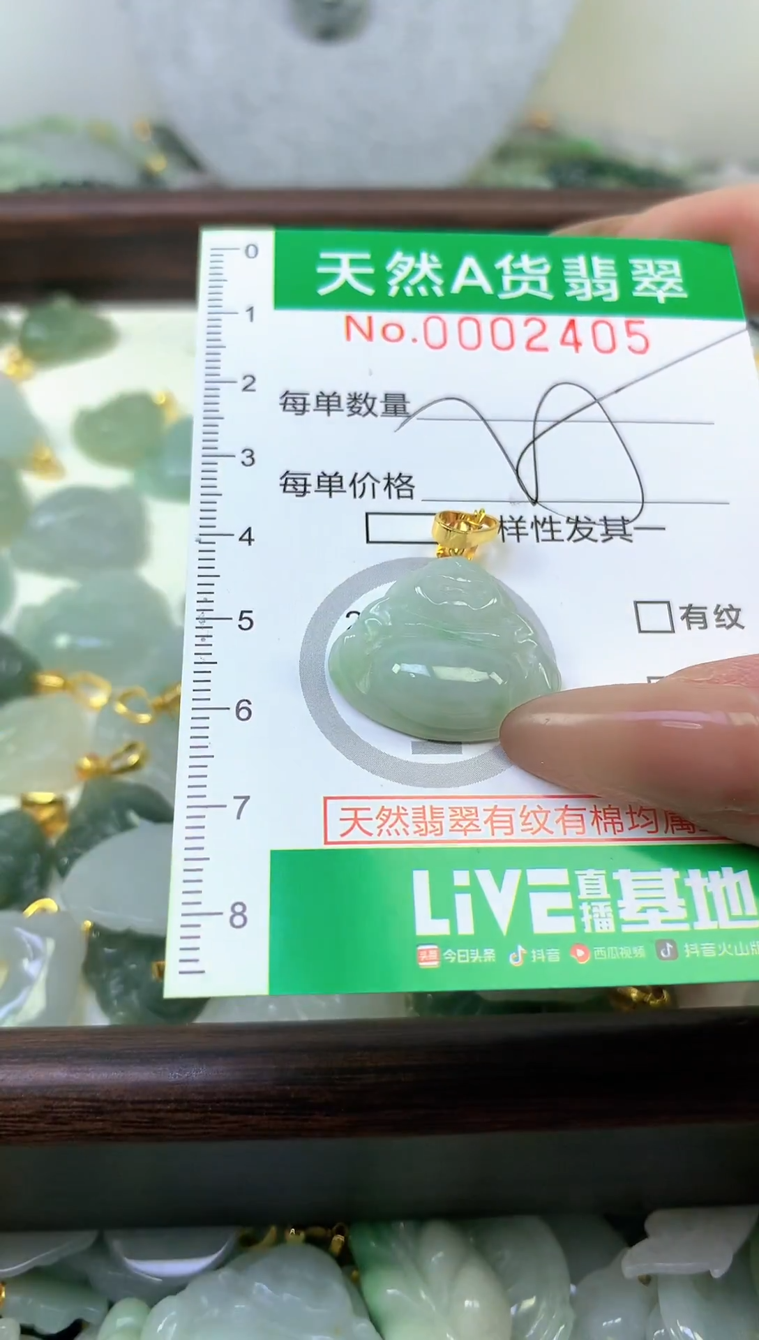 颈饰未镶嵌翡翠未镶嵌纯天然A货翡翠