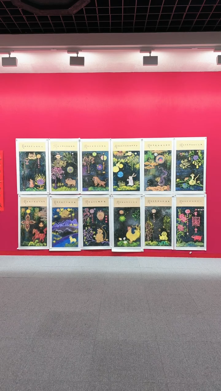 【闪购商品】国画马越46*85*12......