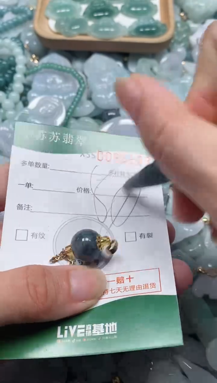 【闪购商品】翡翠颈饰未镶嵌闪购商品0098193