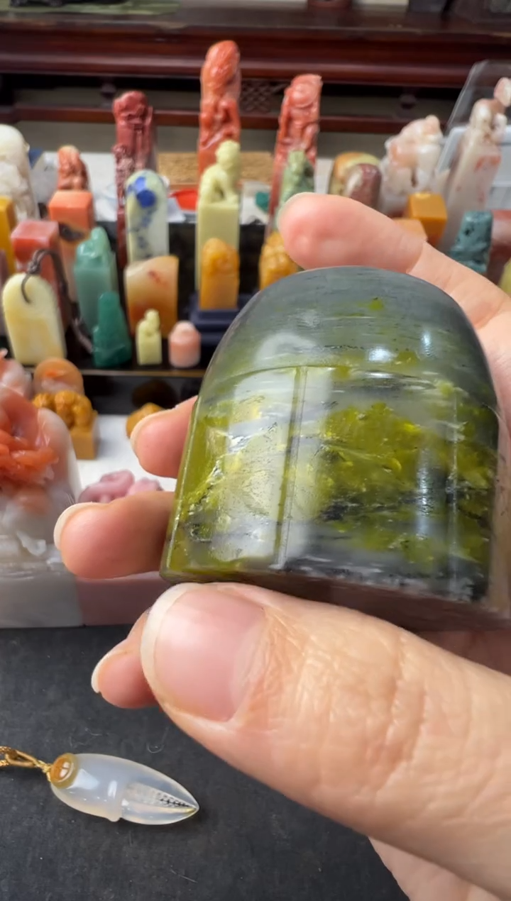 【闪购商品】昌化石印石包陈狄明八慎2484